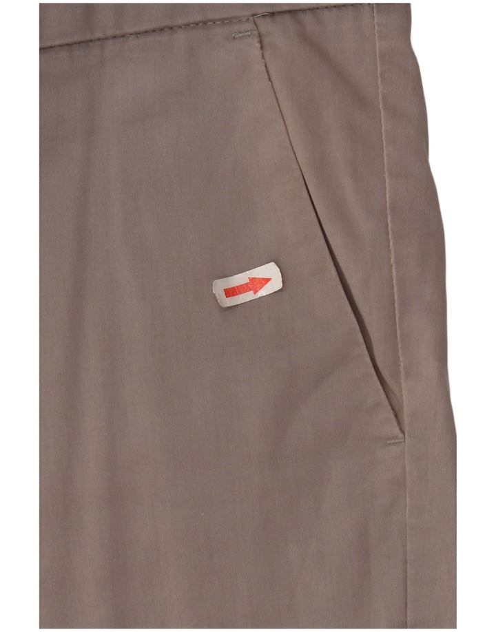 Dockers Mens Regular Fit Chino Trousers W36 L32 Grey Cotton