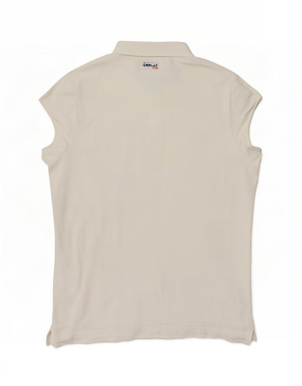 Polo Puma Donna UK 12 Medium Bianca