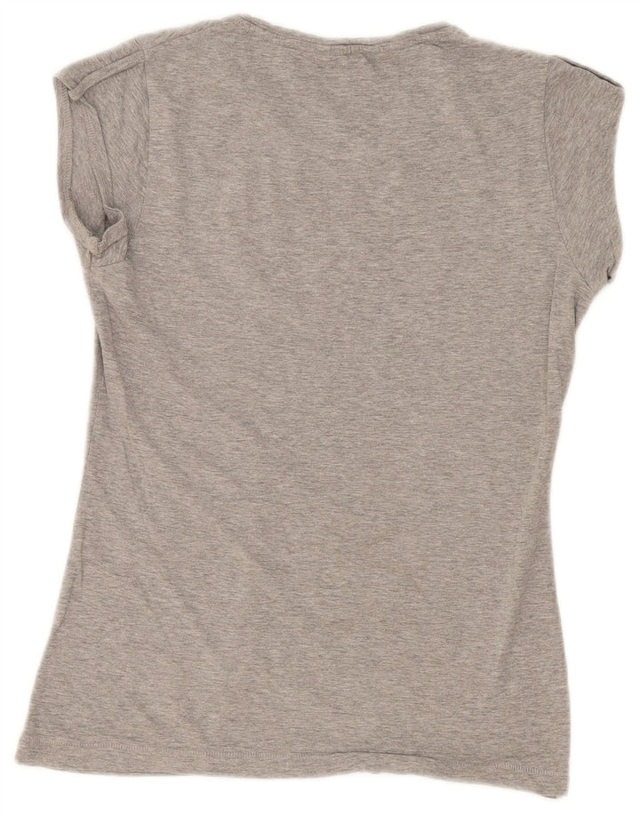 T-shirt grafica da donna Carrera Top UK 12 Grigio medio