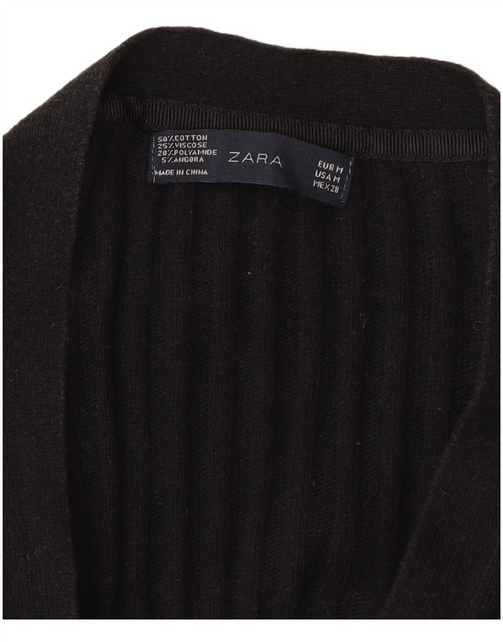 Zara Dame Cardigan Sweater UK 12 Medium Sort