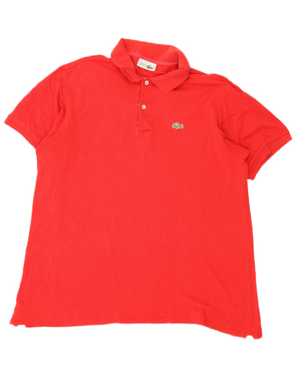 Lacoste Herren Poloshirt Größe 6 XL Rot