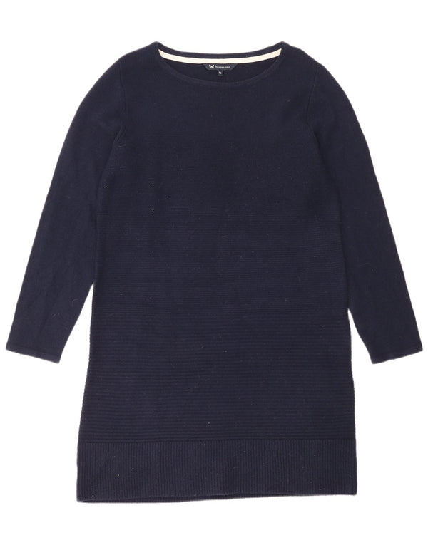 Crew Clothing Γυναικείο μακρυμάνικο φόρεμα UK 16 Large Navy Blue