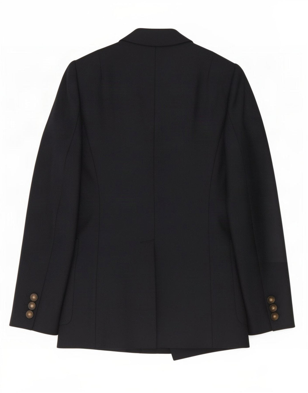 Reiss Chaqueta tipo blazer con doble botonadura para mujer UK 8 Small Lana azul marino