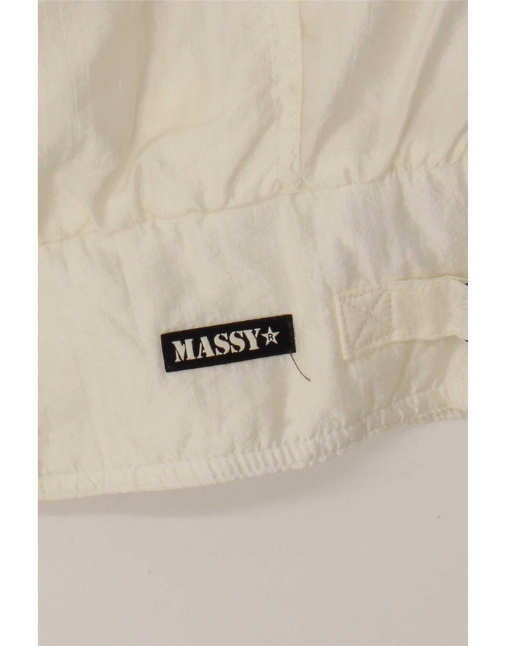 Vintage Womens Bomber Jacket UK 14 Large White
