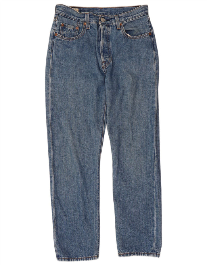 Blugi drepti 501 pentru femei LEVI'S W26 L25 albastru
