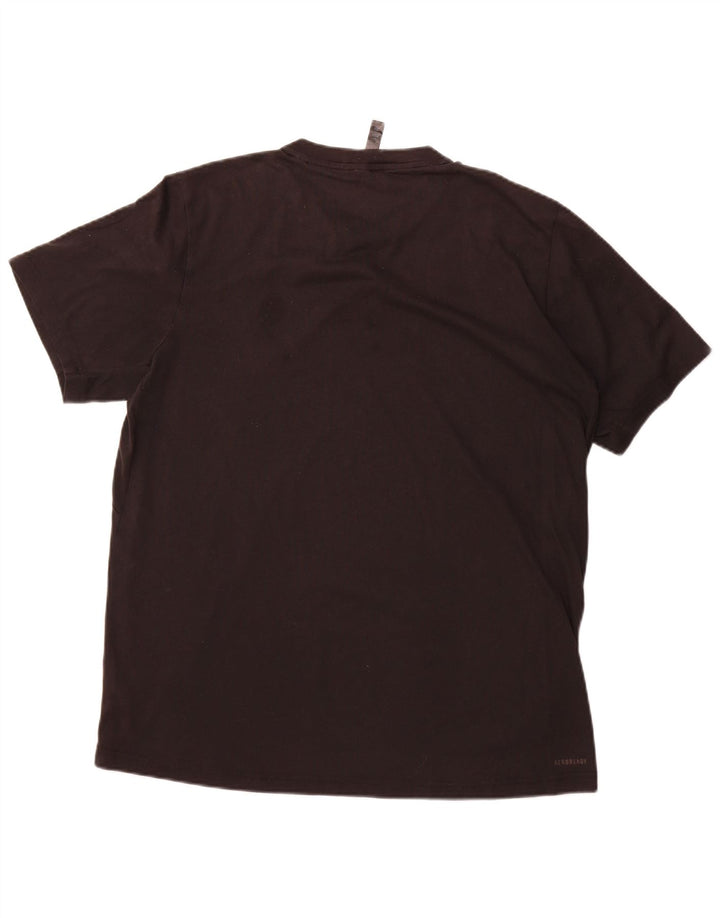 ADIDAS Mens Aeroready T-Shirt Top Large Black Polyester