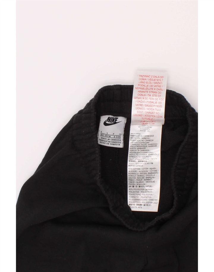 Nike Boys Sport Shorts 4-5 Years Small Black Cotton