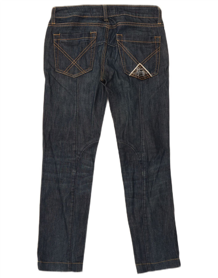 Roy Rogers Womens Slim Jeans W24 L28 Navy Blue Cotton