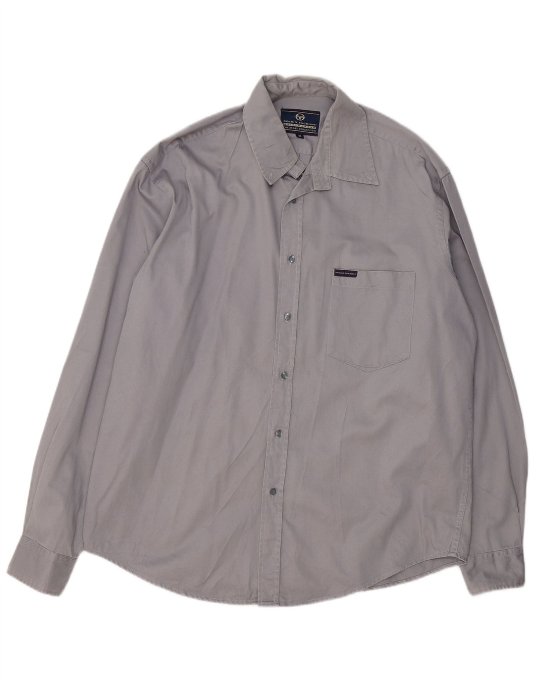 SERGIO TACCHINI Mens Shirt XL Grey Cotton