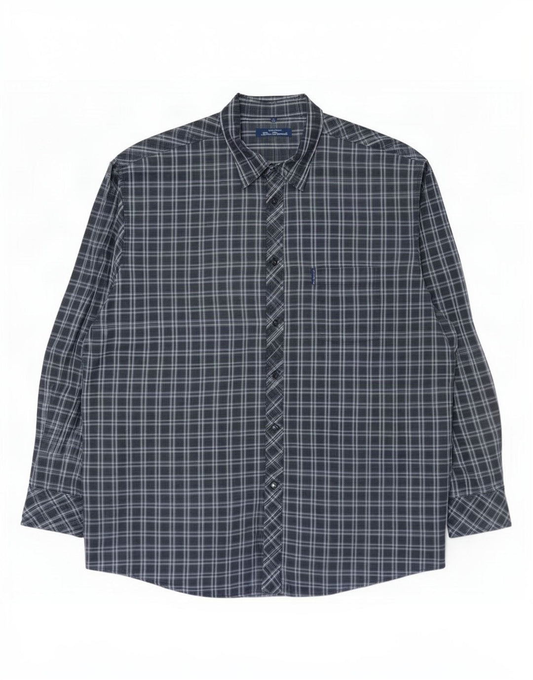 Camisa masculina Ben Sherman 2XL algodão xadrez cinza
