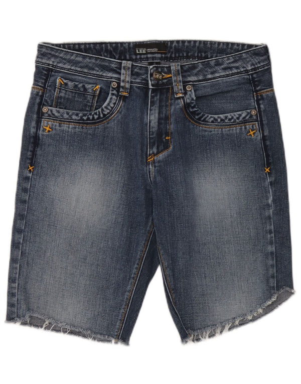 Lee Herre Denim Shorts W33 Medium Blue Bomuld