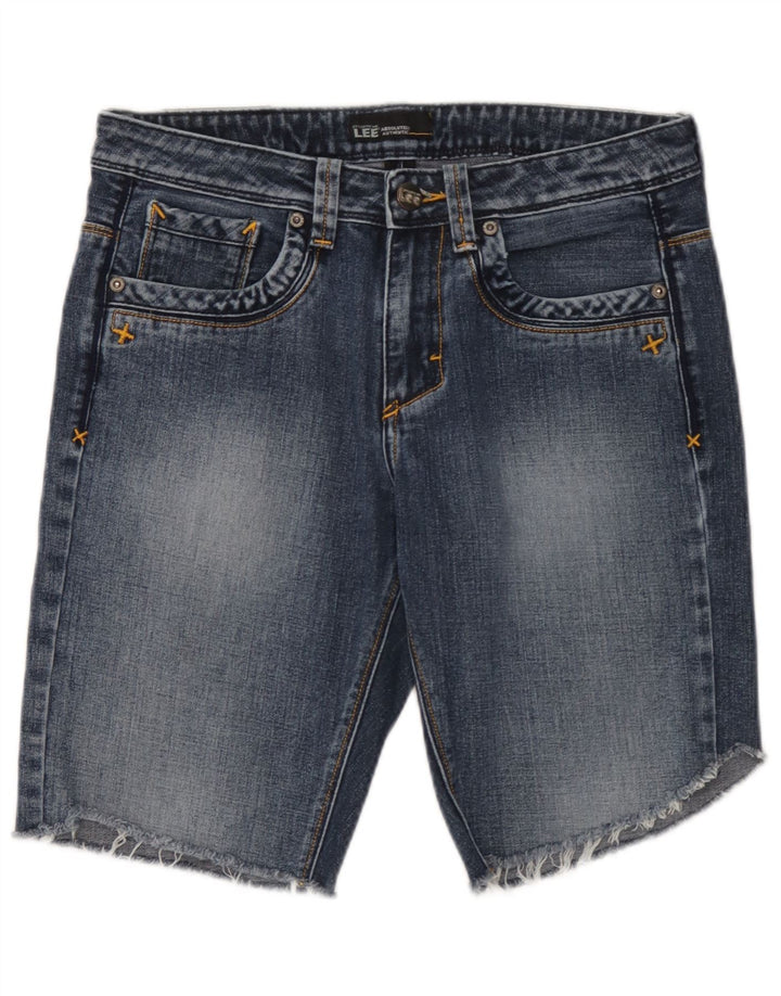 Lee Mens Denim Shorts W33 Medium Blue Cotton