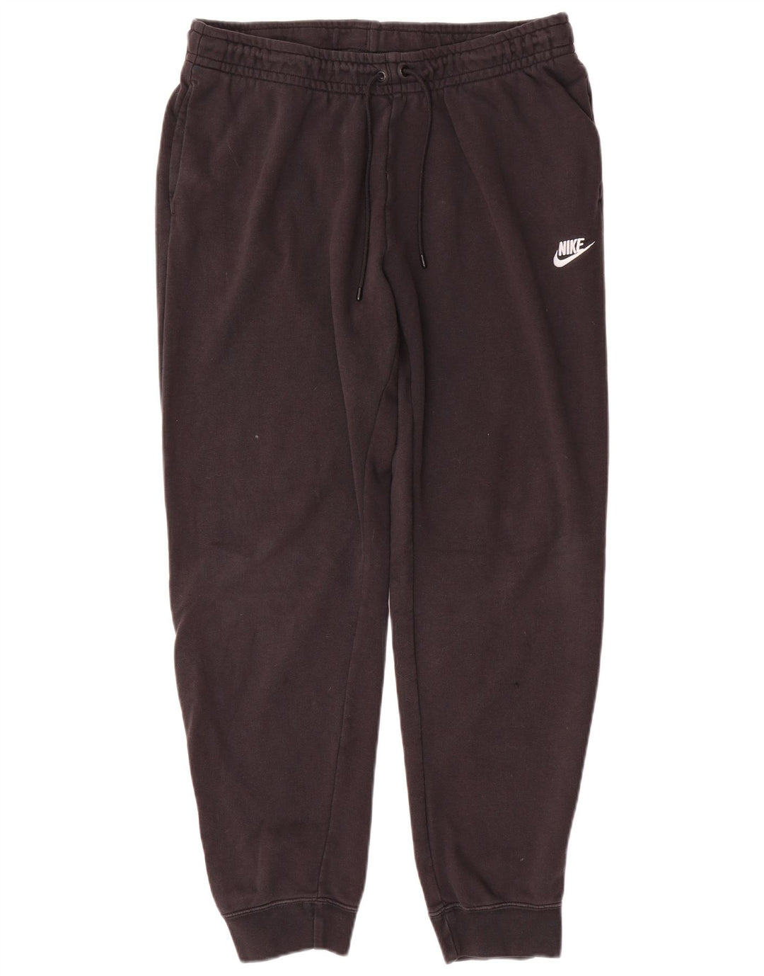 NIKE Mens Tracksuit Trousers Joggers Large  Black Cotton