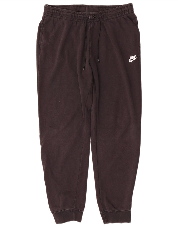 NIKE Mens Tracksuit Trousers Joggers Large  Black Cotton