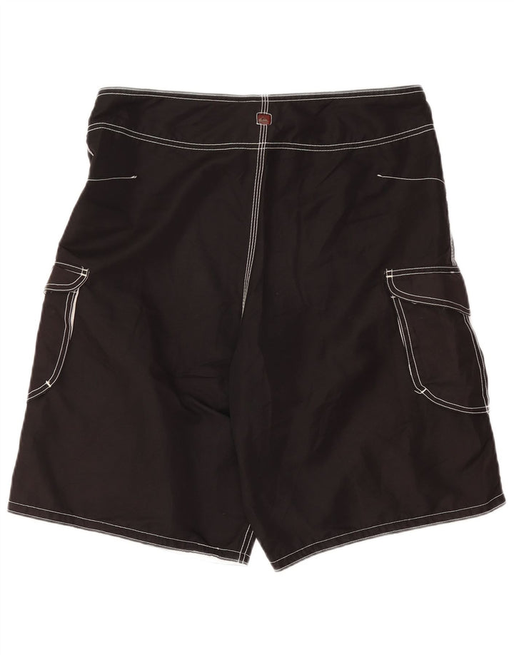Męskie szorty kąpielowe Quiksilver Graphic Cargo, średnioszary poliester