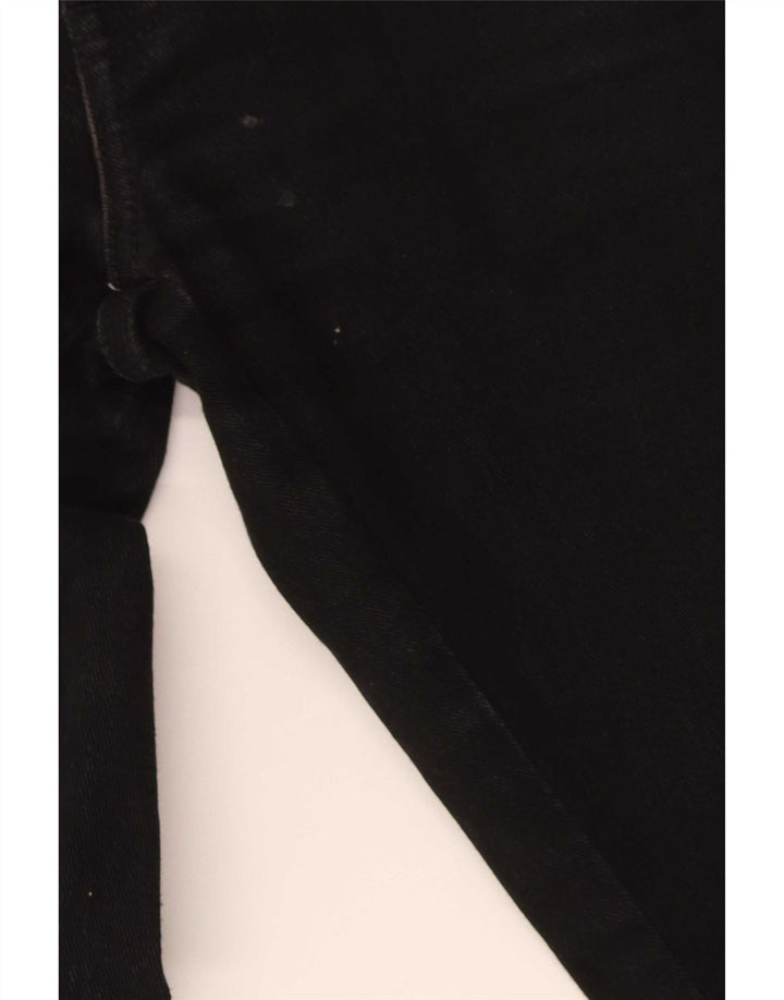 Wrangler Mens Texas Straight Jeans W30 L30 Black Cotton