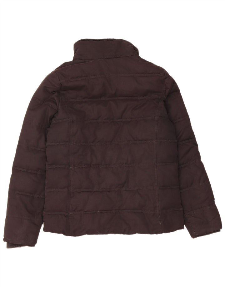 Weird Fish Damen Wattierte Jacke UK 10 Small Braun Polyester
