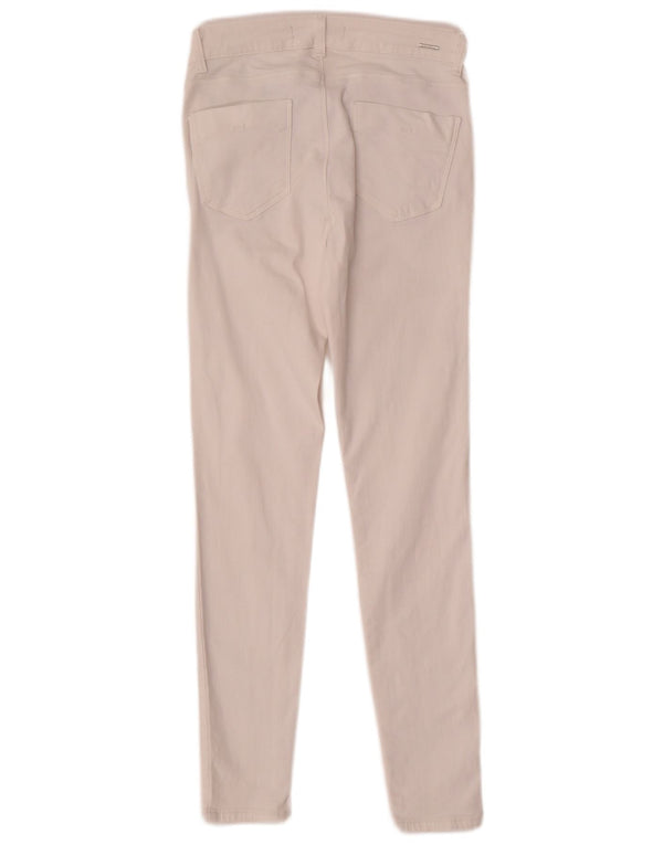 Женские джинсы скинни Zara EU 38, маленькие W28 L29, белый хлопок