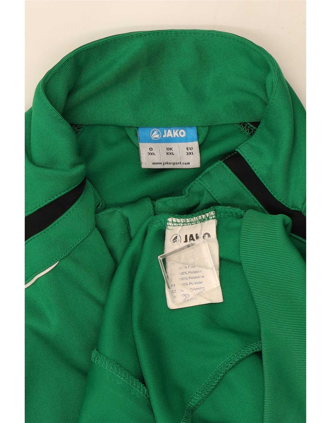 Jako Mens Tracksuit Top Jacket 2XL Green Polyester