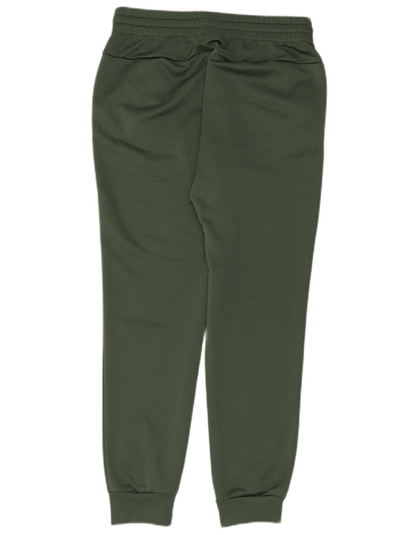 Adidas Mens Tracksuit Trousers Joggers UK 12/14 Medium Green Polyester
