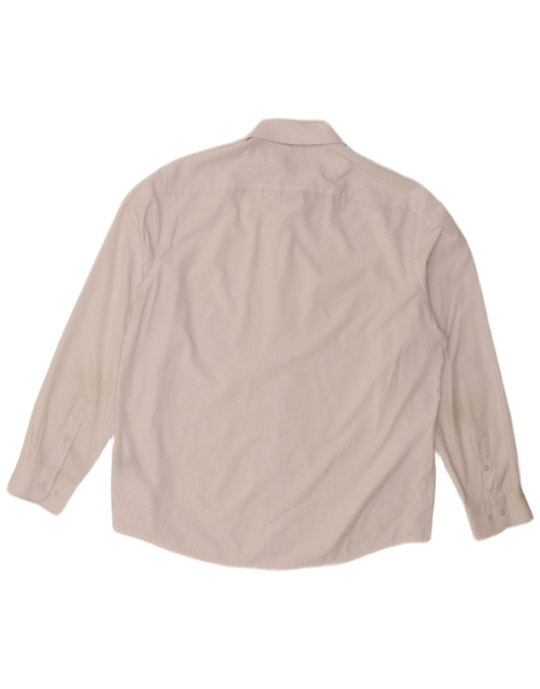 Nautica Mens Slim Fit Shirt Size 17 1/2 XL White Polyester