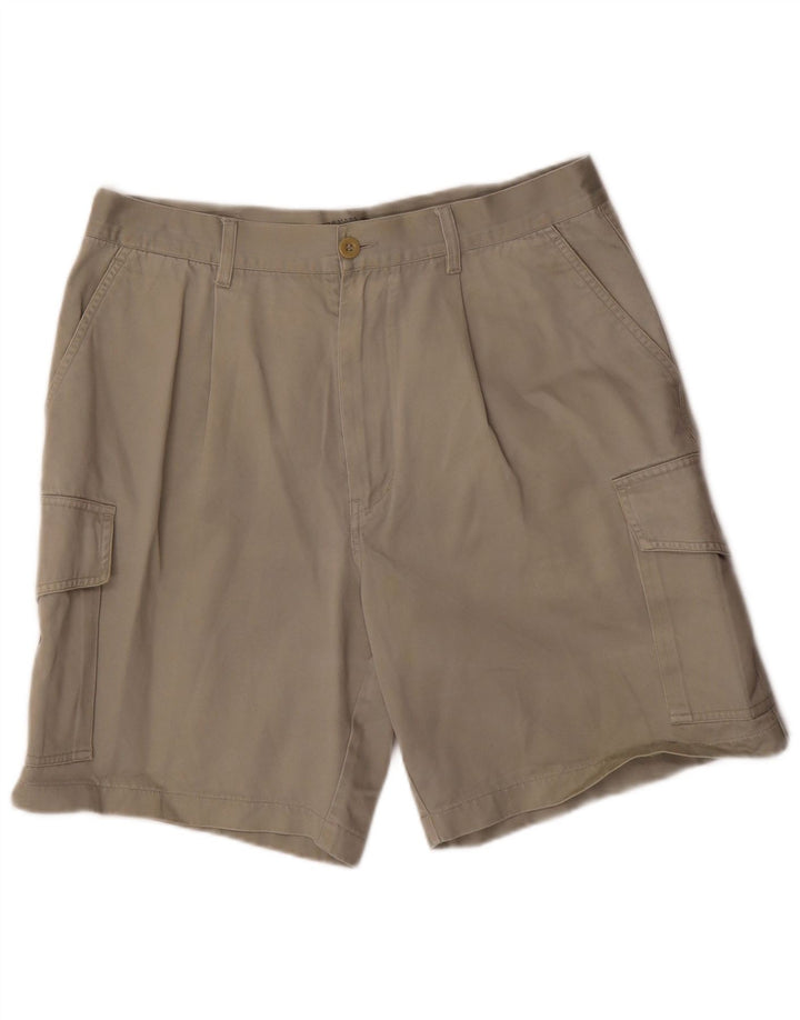 Rifle Mens Cargo Shorts W36 Large  Grey Cotton
