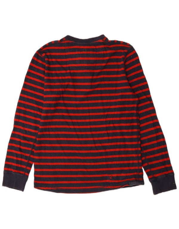 Fat Face Mens Top Long Sleeve Medium Red Striped