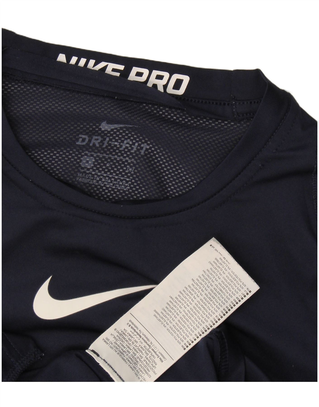 Nike Herre Dri Fit Top Langærmet Lille Marineblå Polyester
