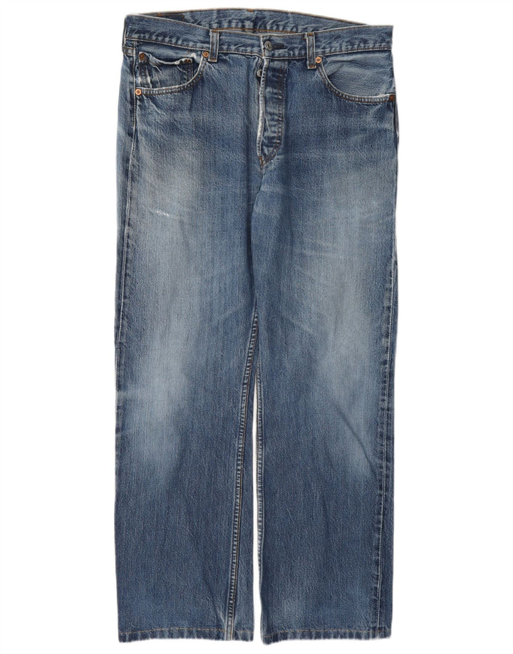 Męskie dżinsy Levi's 501 Straight W34 L30 Niebieskie