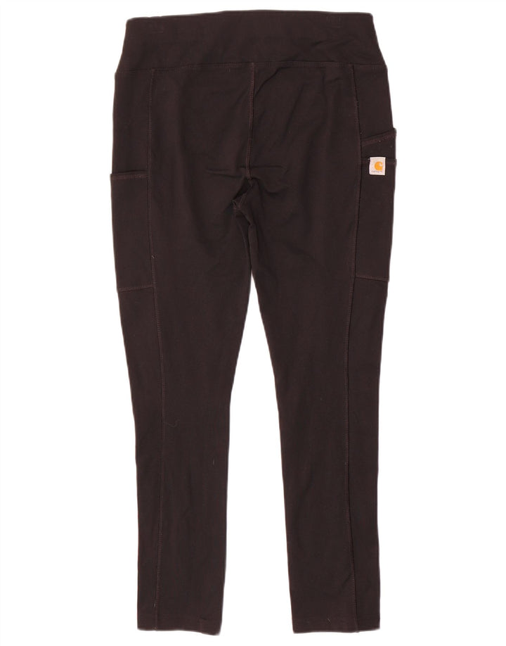 Carhartt Womens Taillierte Leggings UK 6 XS Schwarz Polyester