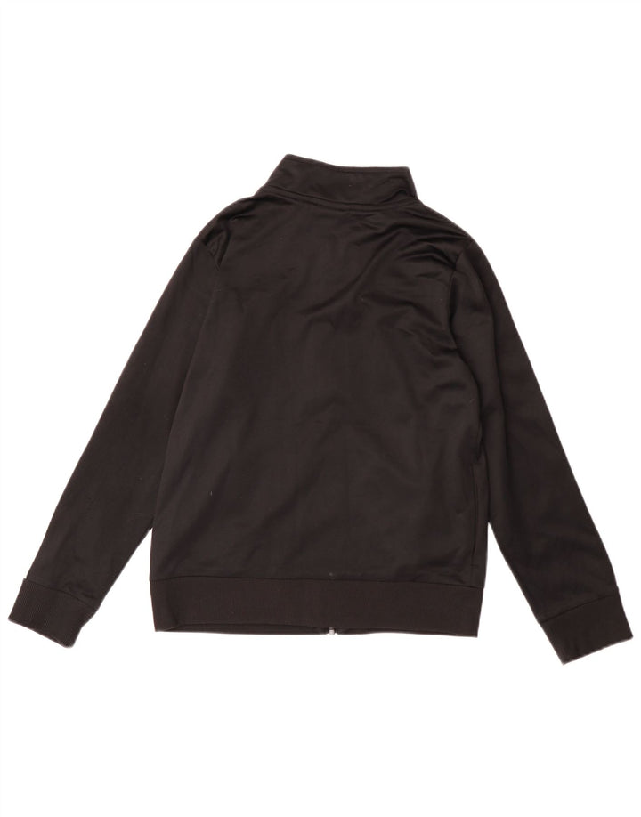 Puma Boys Graphic Tracksuit Top Jacket 10-11 Years Medium Black Colourblock