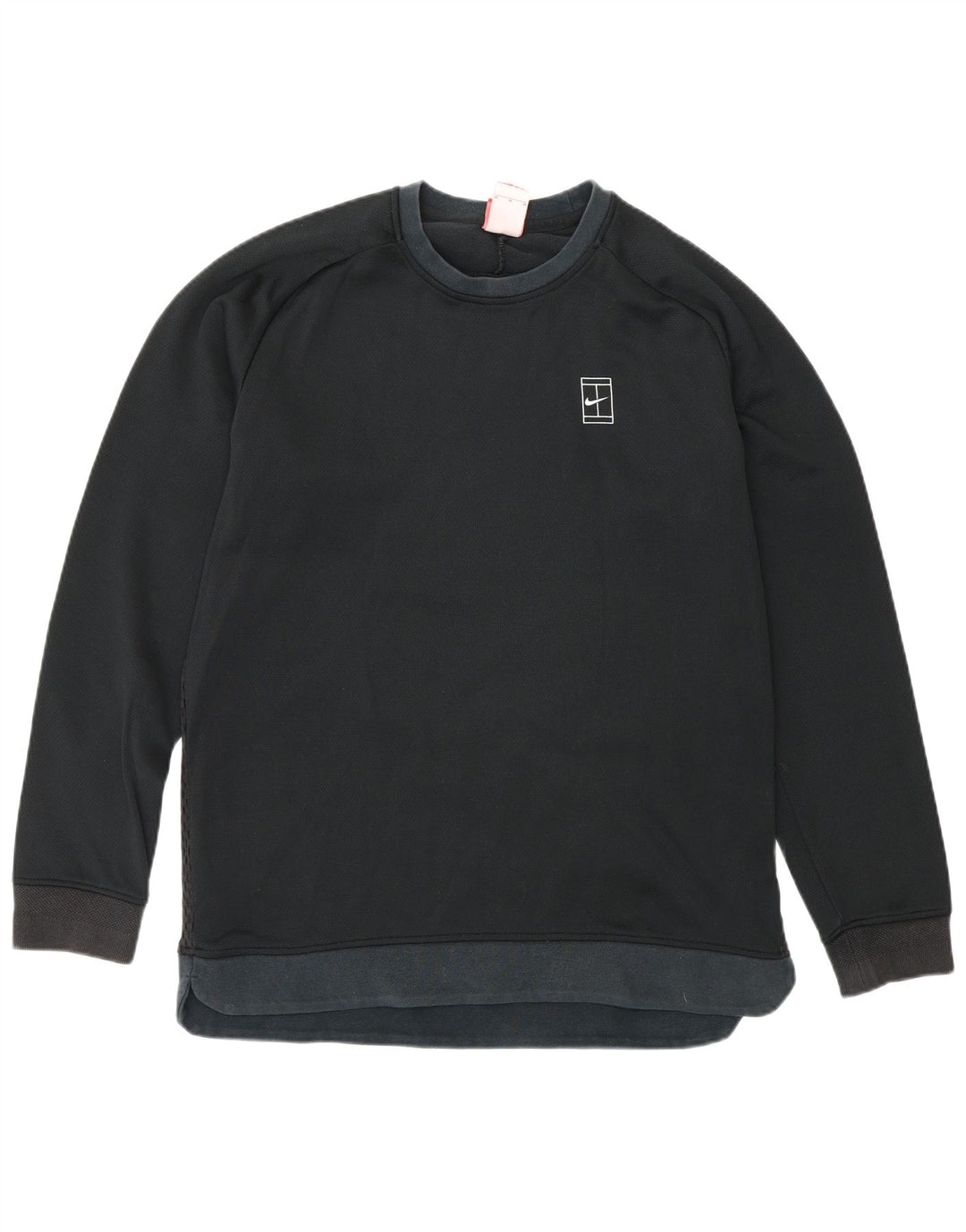 Nike Mens Sweatshirt Jumper Medium Black Cotton