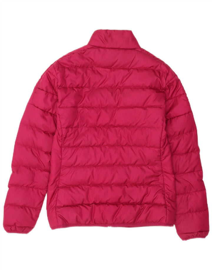 Adidas Damen Wattierte Jacke UK 8/10 Small Rosa Polyester