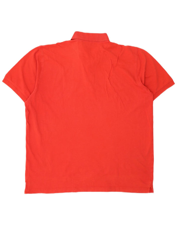 Hugo Boss Mens Polo Shirt 2XL Red Cotton