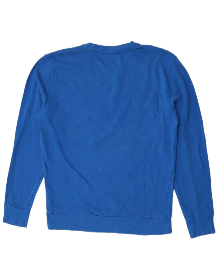 North Sails Mens Graphic Sweatshirt Jumper Large Blue Cotton