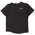 Nike férfi Dri Fit póló felső, közepes fekete poliészter
