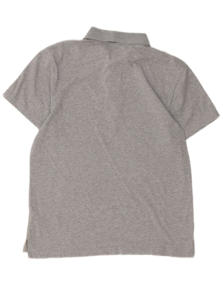 Nike Herren-Poloshirt aus mittelgrauer Baumwolle