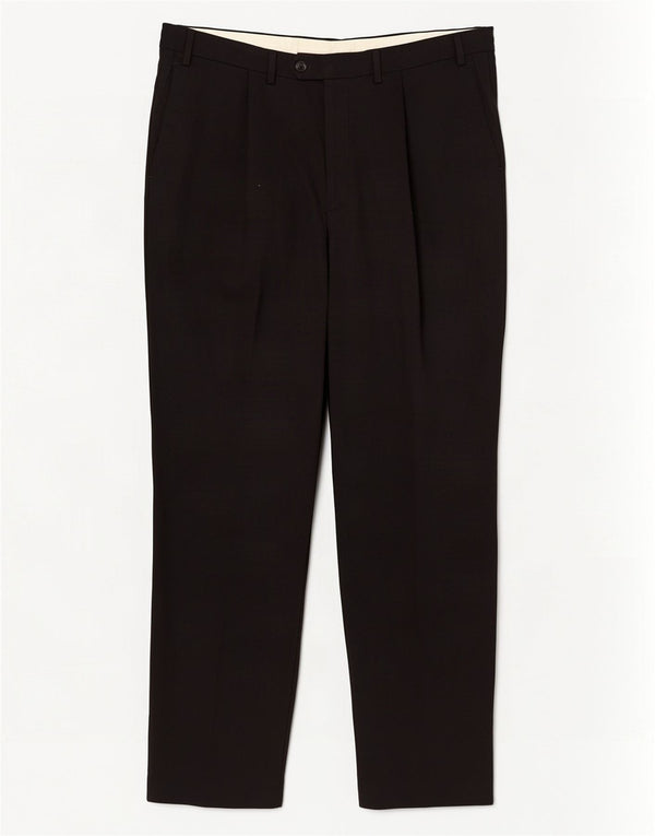 Женские костюмные брюки Marks & Spencer W40 L33 черные шерстяные