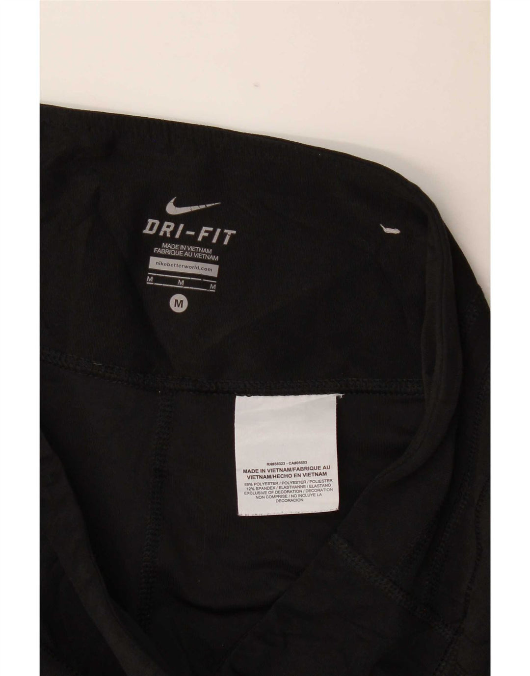Nike Womens Capri Leggings Medium W30 L19 Black Polyester Sports