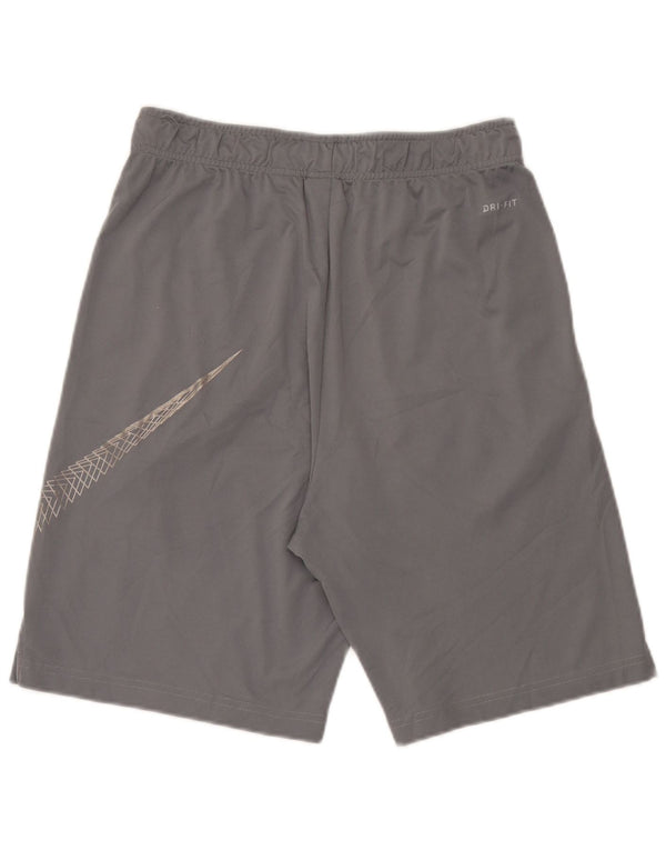 Short de sport Nike Dri Fit Graphic pour homme, gris moyen, en polyester