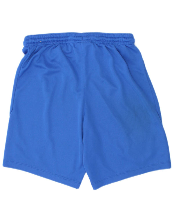 Nike drenge Dri Fit grafiske sportsshorts 10-11 år mellemblå polyester
