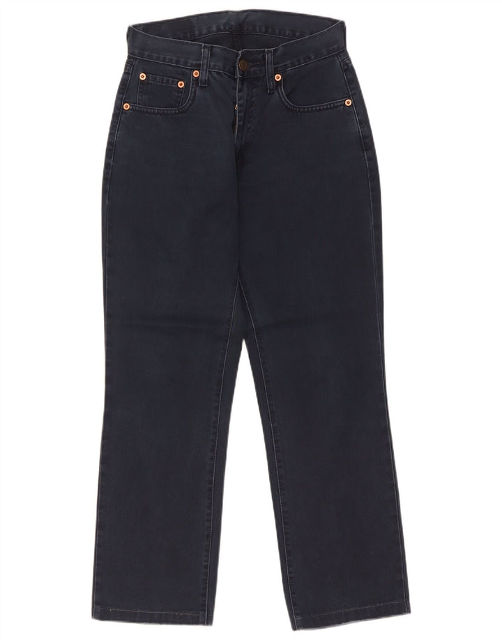 Levi's Womens 595 Straight Jeans W28 L27 Navy Blue Cotton