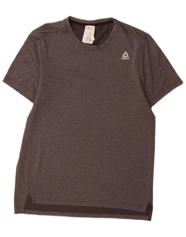 Reebok Herre Speedwick T-Shirt Top Medium Grå Polyester