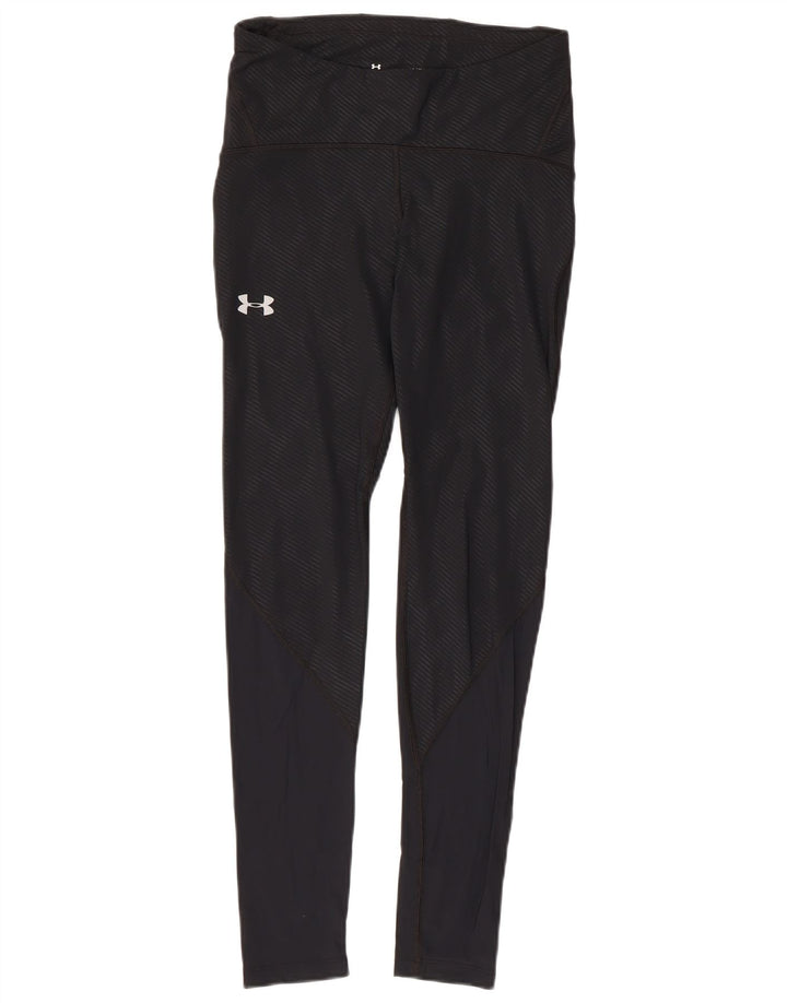 Under Armour Γυναικείο Κολάν UK 14 Medium Μαύρο ριγέ νάιλον