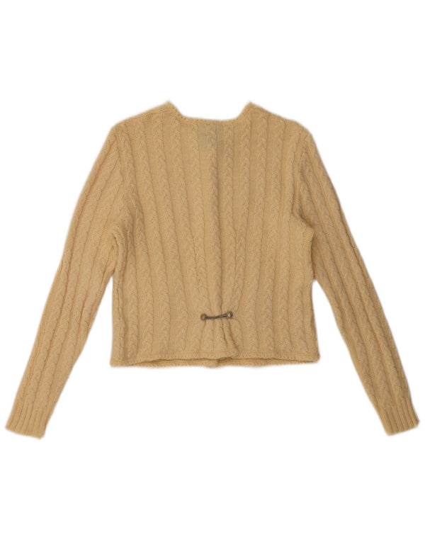 Arbep Dame Bolero Jumper EU 40 Medium Gul Uld