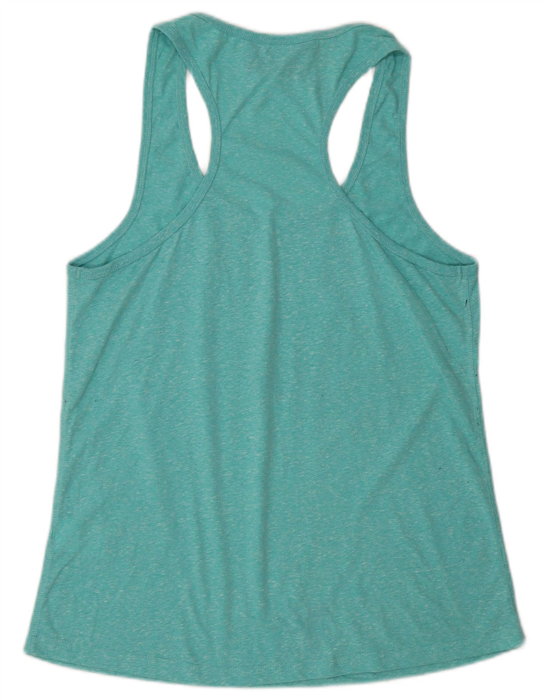 Superdry Grafisk Vest-top til kvinder, UK 14 Medium Turkis Flecked Polyester
