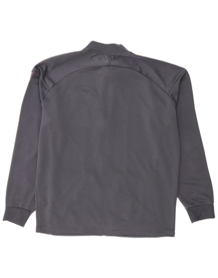 Hummel Mens Graphic Tracksuit Top Jacket Large Grey