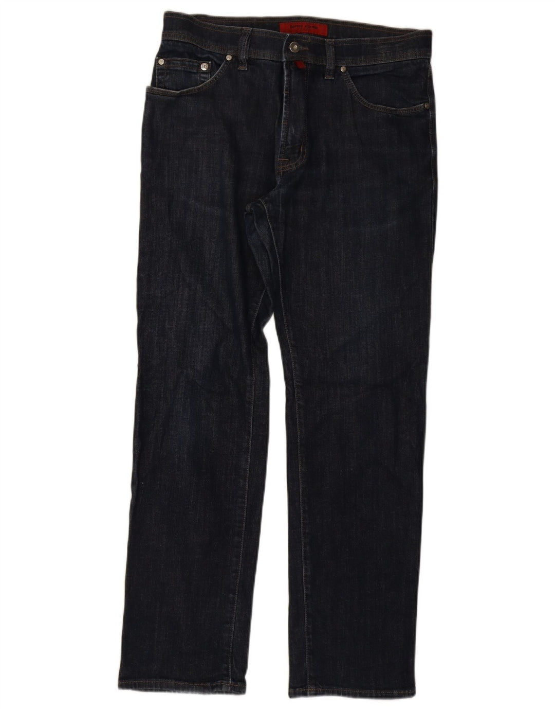 Pierre Cardin Mens Straight Jeans W34 L32 Navy Blue