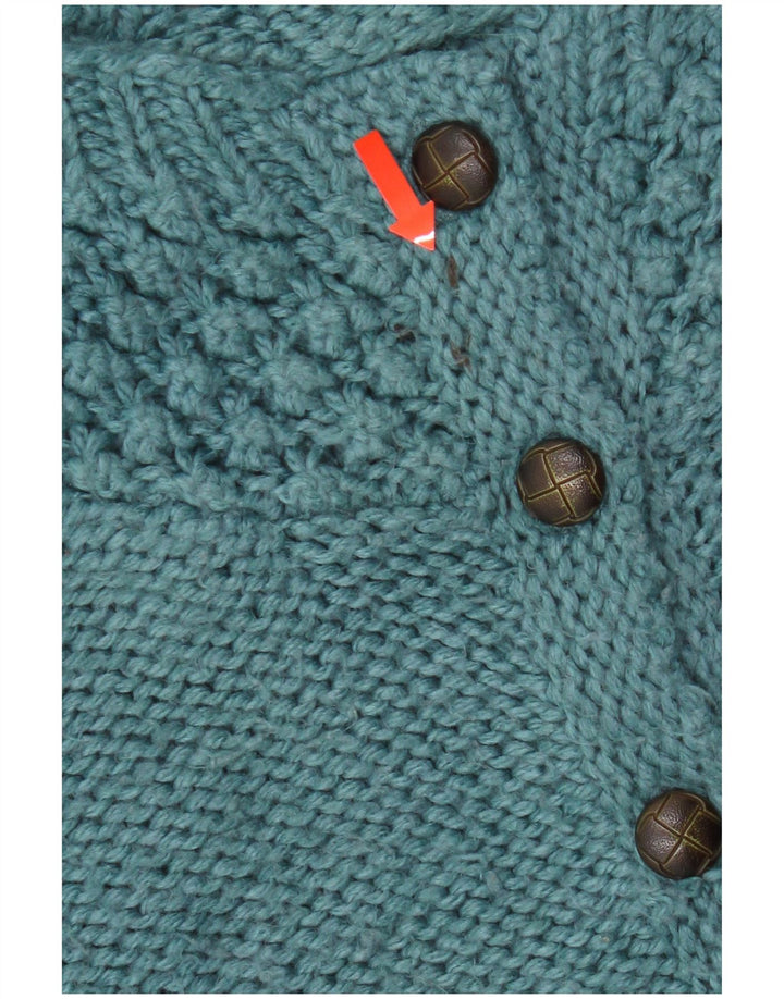 Fat Face Womens Cardigan Sweater UK 8 Small Blue Acrylic