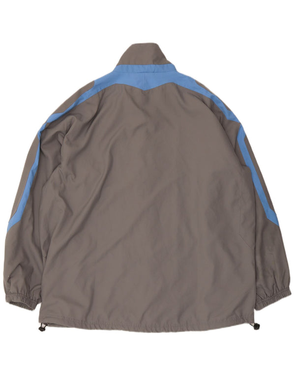 Umbro Regnjakke til mænd UK 42 XL Grå Colourblock Polyester